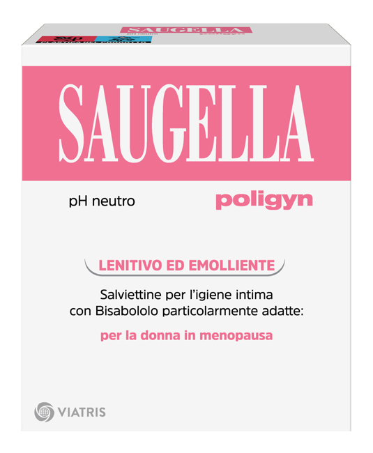 SAUGELLA POLIGYN PH NEUTRO SALVIETTINE IGIENE INTIMA LENITIVO ED EMOLLIENTE 10 PEZZI - farmasconti.eu