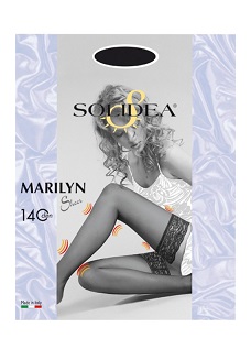 MARILYN 140 SHEER CALZA AUTOREGGENTE NERO 2 - farmasconti.eu