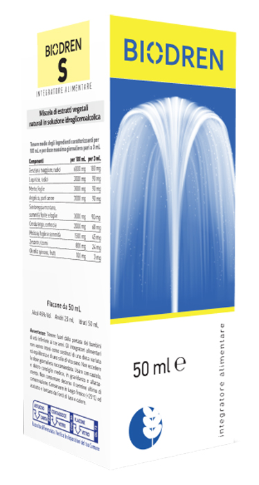 BIODREN S SOLUZIONE IDROALCOLICA 50 ML - farmasconti.eu