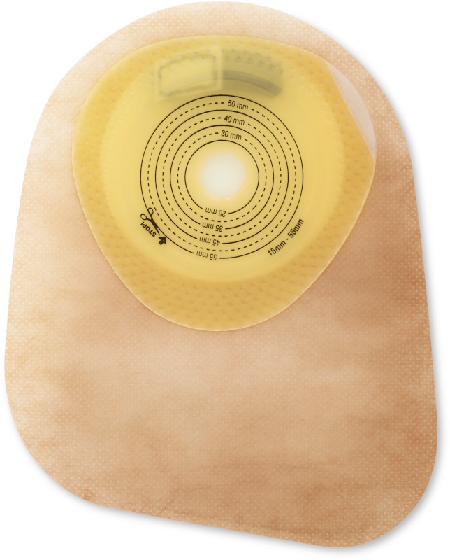 SACCA PER COLOSTOMIA CON BARRIERA PROTETTIVA IDROCOLLOIDALE AUTOPORTANTE OPACA MODERMA FLEX C 15/55 MM 30 PEZZI + 30 COPRIFILTRO - farmasconti.eu