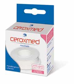 CEROTTO ADESIVO IN ROCCHETTO CEROXMED IN TESSUTO NON TESSUTO AERATO IPOALLERGENICO BIANCO 500X1,25 CM 1 PEZZO - farmasconti.eu