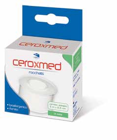 CEROTTO ADESIVO IN ROCCHETTO CEROXMED IN SETA AERATO IPOALLERGENICO BIANCO 500X2,5 CM 1 PEZZO - farmasconti.eu