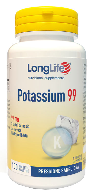 LONGLIFE POTASSIUM 99 100 TAVOLETTE RIVESTITE - farmasconti.eu