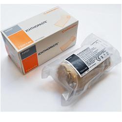 BENDA MEDICATA ICHTHOPASTE CON OSSIDO DI ZINCO ITTIOLO PER TRATTAMENTO ULCERE VENOSE ARTI INFERIORI 7,5X600 CM - farmasconti.eu