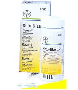 STRISCE MISURAZIONE GLICOSURIA E CHETONURIA KETODIASTIX 50 PEZZI - farmasconti.eu