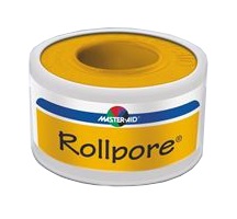 CEROTTO IN ROCCHETTO MASTER-AID ROLLPORE TESSUTO NON TESSUTO 5X5 - farmasconti.eu