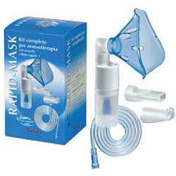 KIT COMPLETO PRONTEX RAPID MASK PER AEROSOLTERAPIA CON AMPOLLA PLASTICA +MASCHERA PER ADULTI +TUBO PRESSIONE +ACCESSORIO NASALE +BOCCHERUOLA - farmasconti.eu
