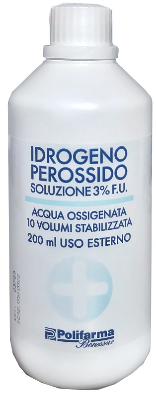 PEROSSIDO IDROGENO 3% 200 ML ACQUA OSSIGENATA 10 VOLUMI STABILIZZATA - farmasconti.eu