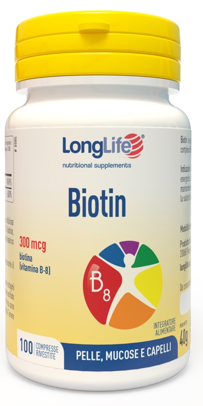 LONGLIFE BIOTIN 100 COMPRESSE - farmasconti.eu