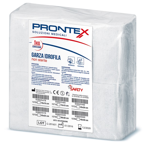 PRONTEX GARZA 40X40CM 1KG - farmasconti.eu