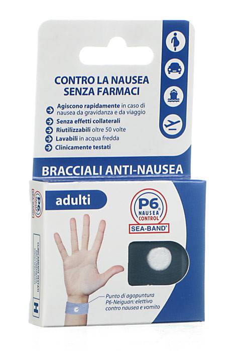 BRACCIALE ANTI NAUSEA PER ADULTI P6 NAUSEA CONTROL 2 PEZZI - farmasconti.eu