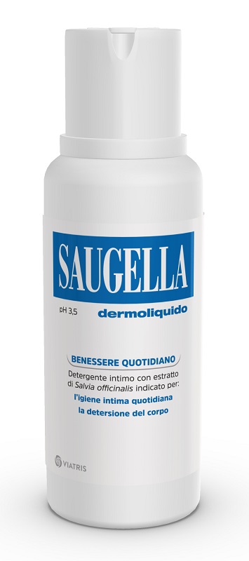 SAUGELLA DERMOLIQUIDO PH 3,5 DETERGENTE INTIMO BENESSERE QUOTIDIANO 750 ML - farmasconti.eu