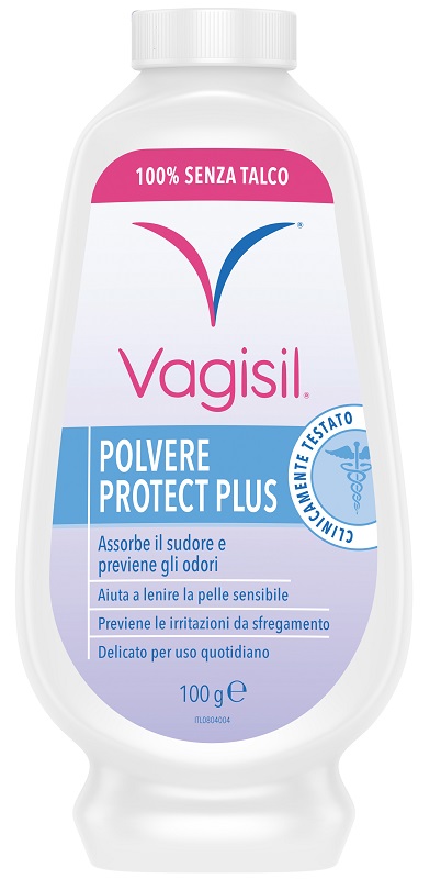 VAGISIL POLVERE PROTECT PLUS IGIENE FEMMINILE 100 G - farmasconti.eu