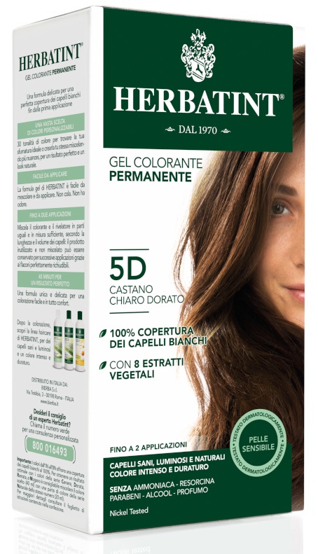 HERBATINT 5D CASTANO CHIARO DORATO 150 ML - farmasconti.eu