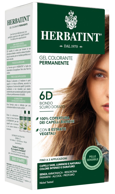 HERBATINT 6D BIONDO SCURO DORATO 150 ML - farmasconti.eu