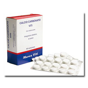 CALCIO CARBONATO VITI 60 COMPRESSE - farmasconti.eu