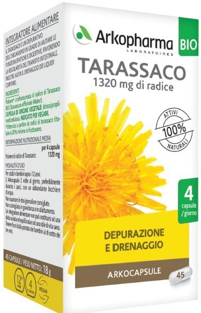 ARKO CAPSULE TARASSACO BIO 45 CAPSULE - farmasconti.eu