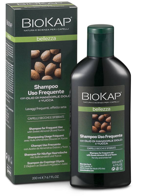 BIOKAP BELLEZZA SHAMPOO USO FREQUENTE 200 ML BIOSLINE - farmasconti.eu
