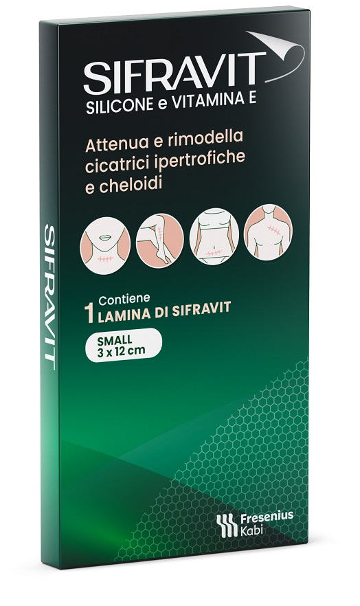 SIFRAVIT PLACCA SILICONE 3X12 CM SMALL 1 PEZZO - farmasconti.eu