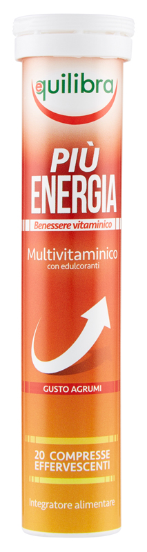 PIU' ENERGIA GUSTO AGRUMI 20 COMPRESSE EFFERVESCENTI - farmasconti.eu