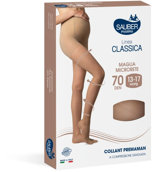 SAUBER COLLANT 70 DENARI PREMAMAN MAGLIA MICRORETE NEUTRO BEIGE 3 LINEA CLASSICA - farmasconti.eu