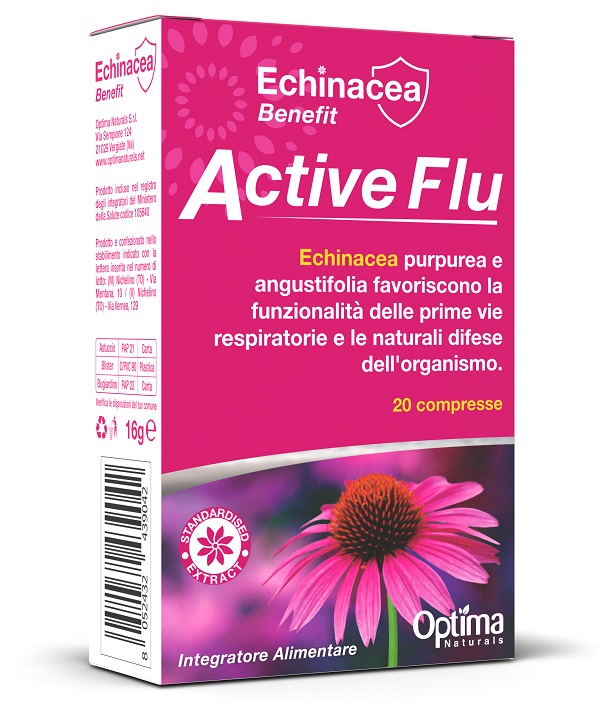 ECHINACEA BENEFIT ACTIVE FLU 20 COMPRESSE DA 800 MG - farmasconti.eu