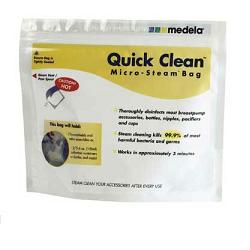 QUICK CLEAN SACCA PER STERILIZZAZIONE A MICROONDE 5 PEZZI - farmasconti.eu