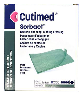 GARZA ASSORBENTE CUTIMED SORBACT 4X6CM 5 PEZZI - farmasconti.eu