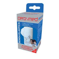 BENDA ELASTICA CEROXMED 8X450 CM CON GANCIO 1 PEZZO - farmasconti.eu