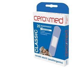 CEROXMED CLASSIC TRASPARENTI 7,2 CM X 1,9 CM 20 CEROTTI MEDI - farmasconti.eu