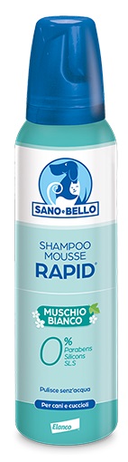SANO E BELLO SHAMPOO MOUSSE RAPID NF MUSCHIO BIANCO 300 ML - farmasconti.eu