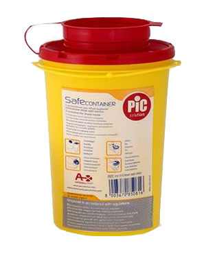 CONTENITORE DI SICUREZZA PER TALGIENTI PIC CAPACITA' 0,6 LITRI ARTICOLO 00022994000000 1 PEZZO - farmasconti.eu