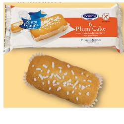BONONIA PLUMCAKE CON GRANELLA DI ZUCCHERO SENZA GLUTINE 6 X 37 G - farmasconti.eu