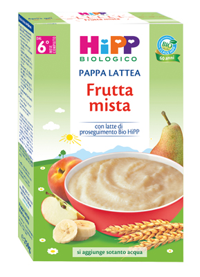 HIPP BIO PAPPA LATTEA FRUTTA MISTA 250 G - farmasconti.eu