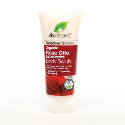 DR ORGANIC ROSE OTTO ROSA BODY SCRUB CORPO 200 ML - farmasconti.eu