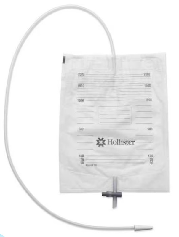 SACCA URINA DA LETTO STANDARD MONOUSO HOLLISTER LUNGHEZZA TUBO 90CM CAPACITA' 2L GRADUATA 30 PEZZI - farmasconti.eu