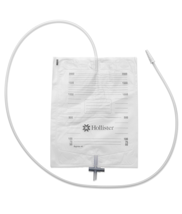 SACCA URINA DA LETTO HOLLISTER CON ANTIREFLUSSO E RUBINETTO DI SCARICO TUBO 130 CM 30 PEZZI - farmasconti.eu