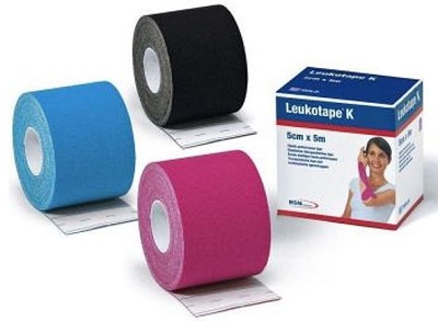 BENDA ADESIVA LEUKOTAPE K PER TAPING FISIOTERAPICO LARGHEZZA 5 CM LUNGHEZZA 5 M COLORE NERO IN ROTOLO - farmasconti.eu