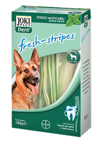 JOKI DENT FRESH-STRIPES 140 G PER CANI DI TAGLIA GRANDE - farmasconti.eu