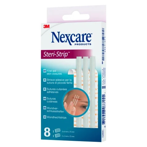 CEROTTO PER SUTURA NEXCARE STERISTRIP 6X75 MM + 3X75 MM - farmasconti.eu
