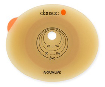 PLACCA PER COLO ILEO ED UROSTOMIA DANSAC NOVALIFE2 55MM RITAGLIABILE 10-47 - farmasconti.eu