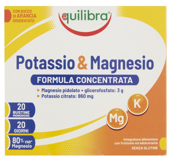 POTASSIO & MAGNESIO FROMULA CONCENTRATA 20 BUSTINE MONODOSE - farmasconti.eu