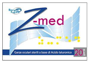 GARZA OCULARE Z MED MEDICATA CON ACIDO IALURONICO STERILE 20 BUSTE - farmasconti.eu