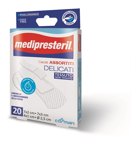 CEROTTO IN STRISCIA MEDIPRESTERIL DELICATO TNT 50X8CM - farmasconti.eu