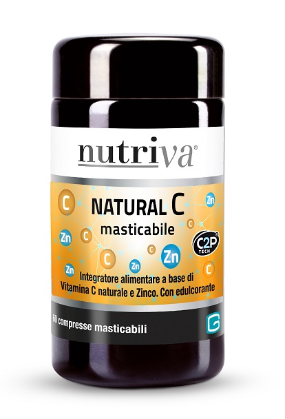 NUTRIVA NATURAL C 60 COMPRESSE MASTICABILI - farmasconti.eu