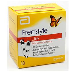 STRISCE MISURAZIONE GLICEMIA FREESTYLE LITE 50 PEZZI - farmasconti.eu