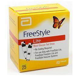 STRISCE MISURAZIONE GLICEMIA FREESTYLE LITE 25 PEZZI - farmasconti.eu