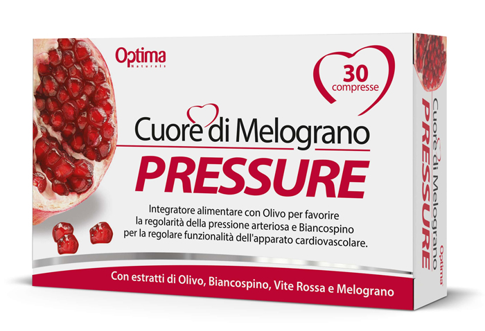CUORE DI MELOGRANO PRESSURE 30 COMPRESSE 1 G - farmasconti.eu