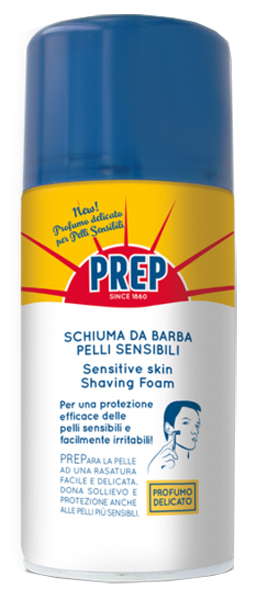 PREP SCHIUMA BARBA PELLE SENSIBILE 300 ML - farmasconti.eu