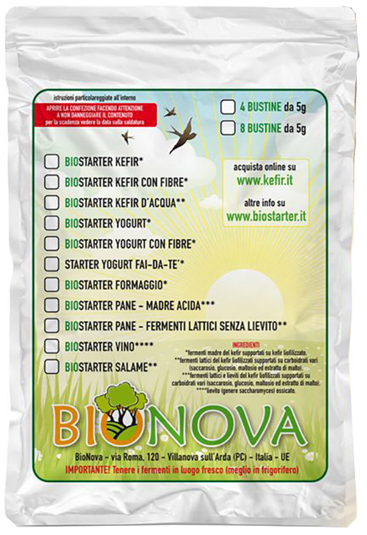 BIOSTARTER PER KEFIR D'ACQUA - farmasconti.eu